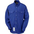 Vf Imagewear EXCEL FR ComforTouch FR Dress Uniform Shirt SLU2, Royal Blue, Size XXL Regular SLU2RBRGXXL